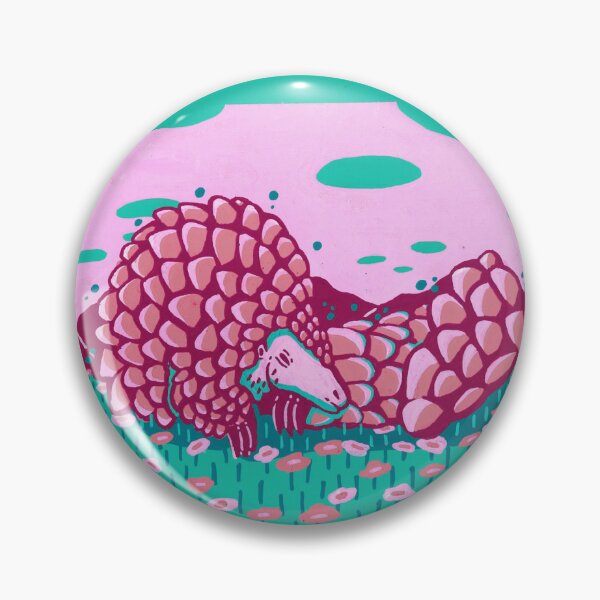 Item preview, Polite Pink Pangolin Paint Swatch designed and sold by Gremren.