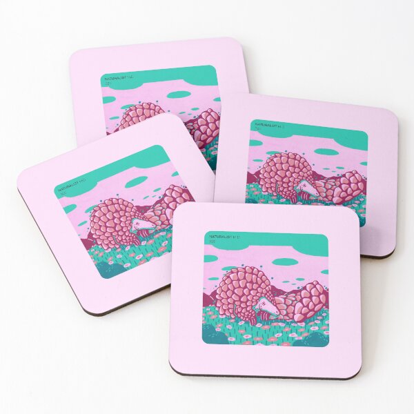Item preview, Polite Pink Pangolin Paint Swatch designed and sold by Gremren.