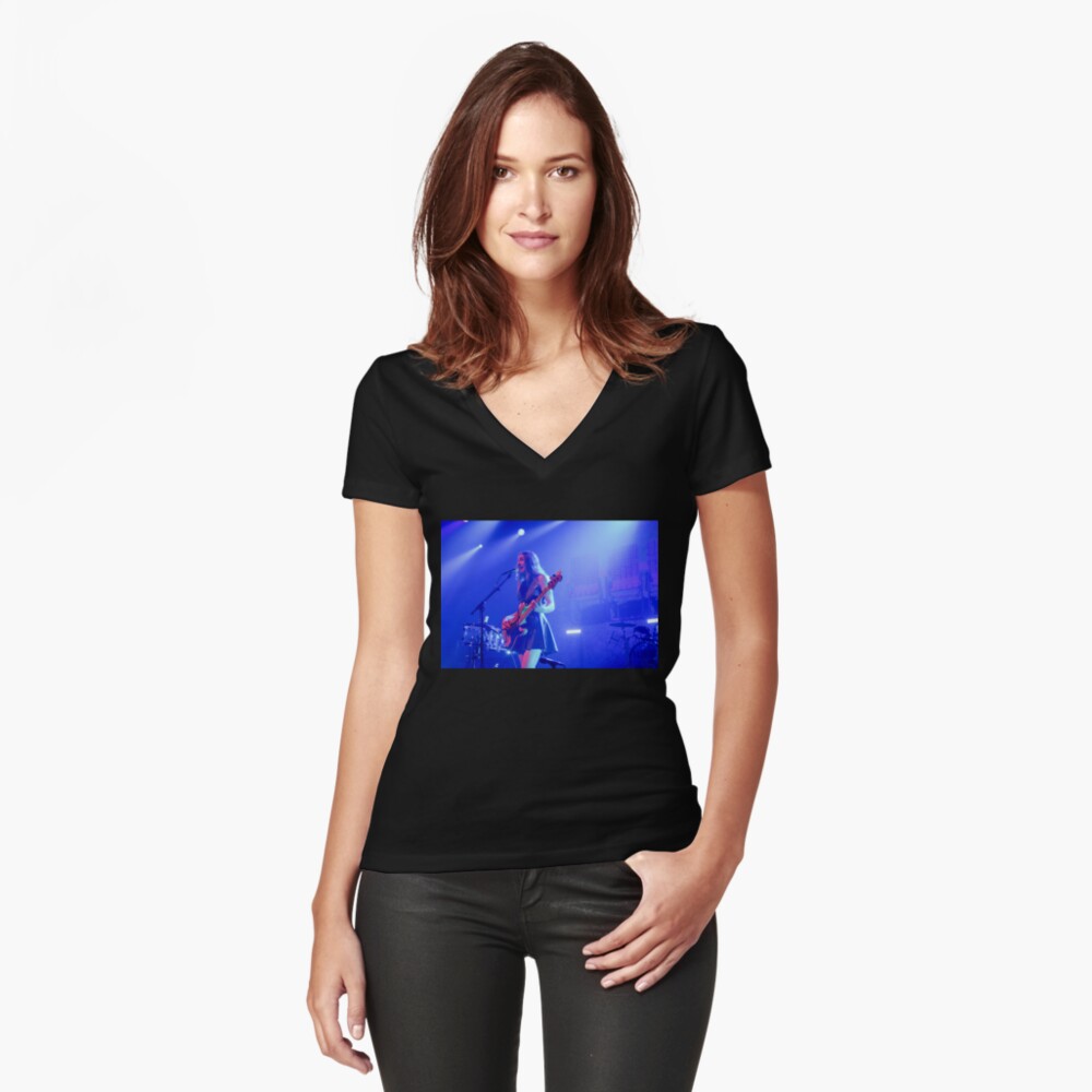 Item preview, Fitted V-Neck T-Shirt designed and sold by FastDraw11.