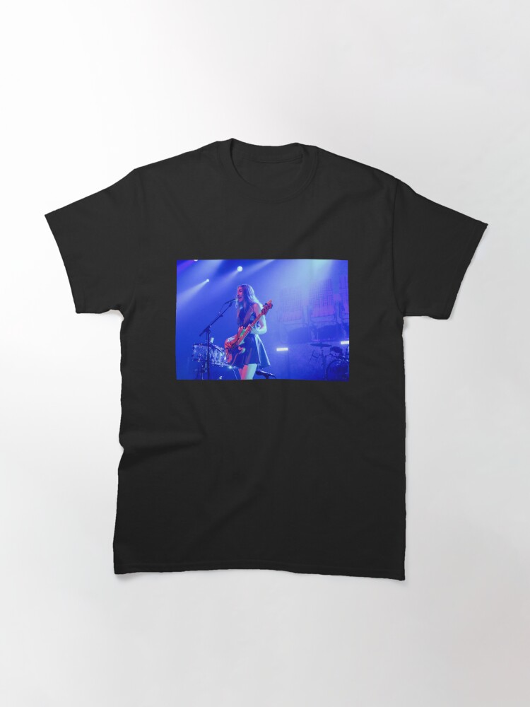 Thumbnail 2 of 7, Classic T-Shirt, HAIM Concert Photo - 2014 designed and sold by Aperture Science.