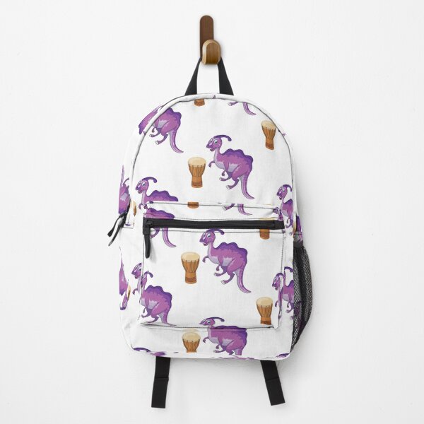 Item preview, Dinosaur Playing Djembe ,Funny Good Purple Dinosaur Djembe Lovers Art designed and sold by pedrored369.
