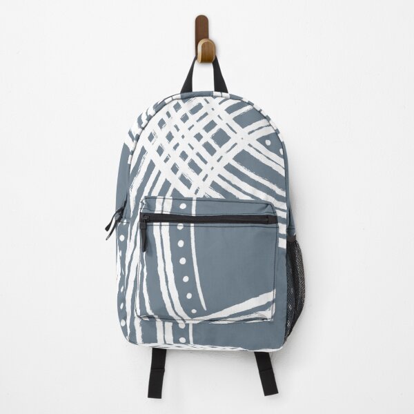 Item preview, "Lucky" No.3 | Blue and White Abstract Design designed and sold by LiseHoltArt.