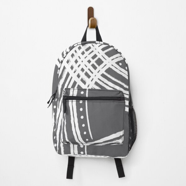 Item preview, "Lucky" No.4 | Grey and White Abstract Design designed and sold by LiseHoltArt.