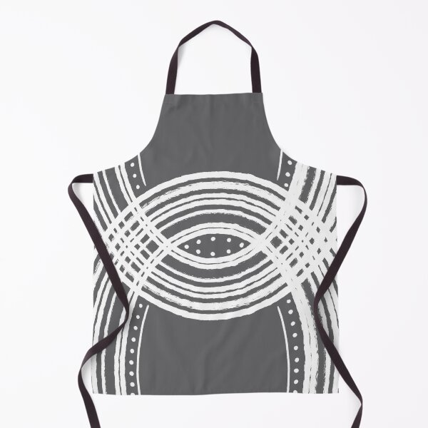 Item preview, "Lucky" No.4 | Grey and White Abstract Design designed and sold by LiseHoltArt.