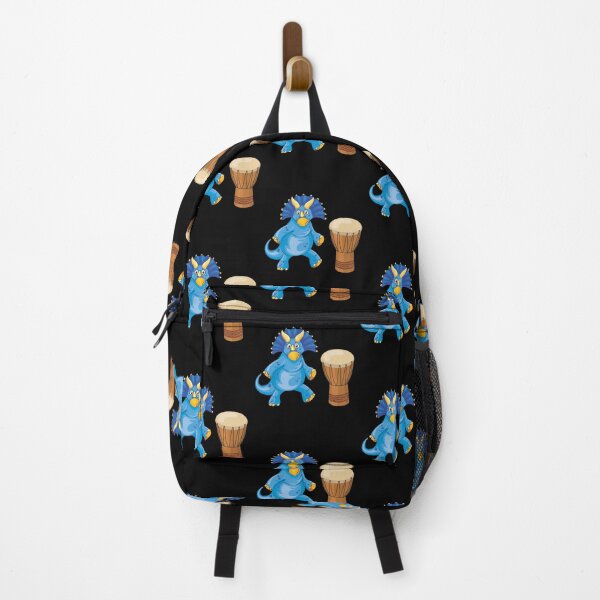 Item preview, Dinosaur Playing Djembe ,Funny Good Dinosaur Djembe Lovers Blue Design designed and sold by pedrored369.