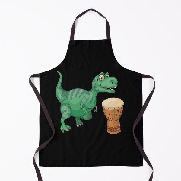 Artikelvorschau, Dinosaurier, der Djembe spielt, lustiges gutes Dinosaurier-Djembe-Liebhaber-grünes Design entworfen und verkauft von pedrored369.