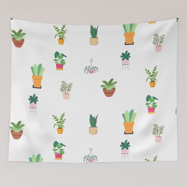 Item preview, Green Houseplants in the Pots designed and sold by silviaol.