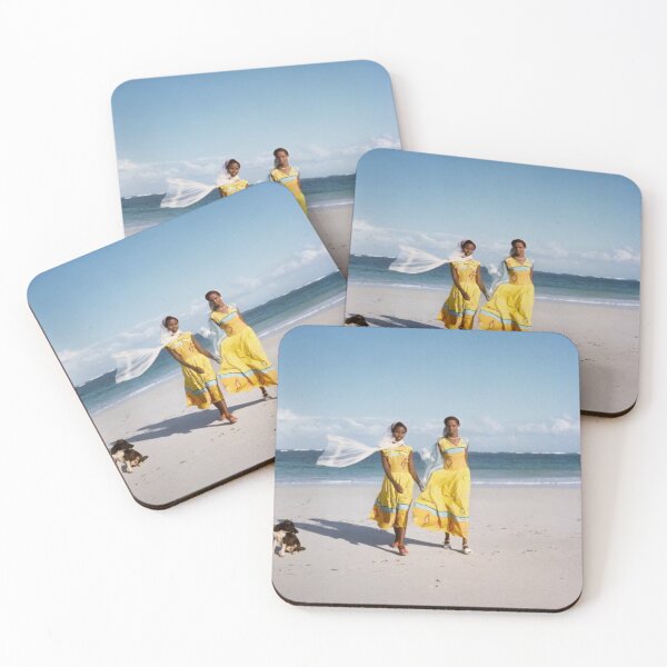 Item preview, Two Somali Young Women along the Beach 1958 designed and sold by VintageSomalia.