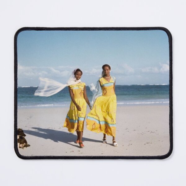 Item preview, Two Somali Young Women along the Beach 1958 designed and sold by VintageSomalia.