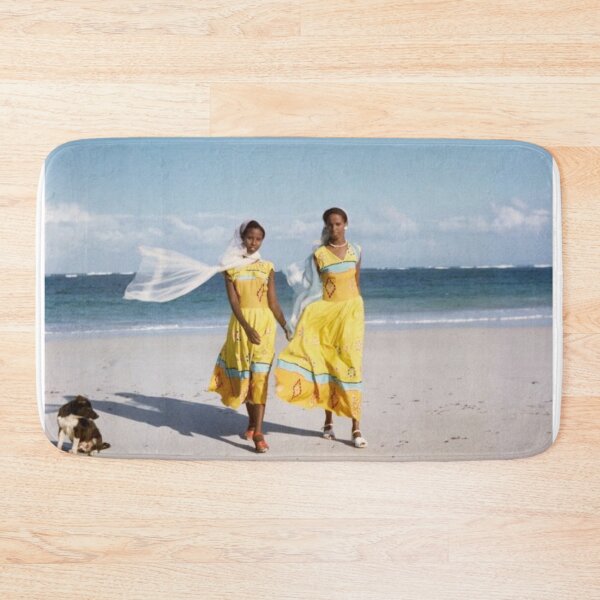 Item preview, Two Somali Young Women along the Beach 1958 designed and sold by VintageSomalia.