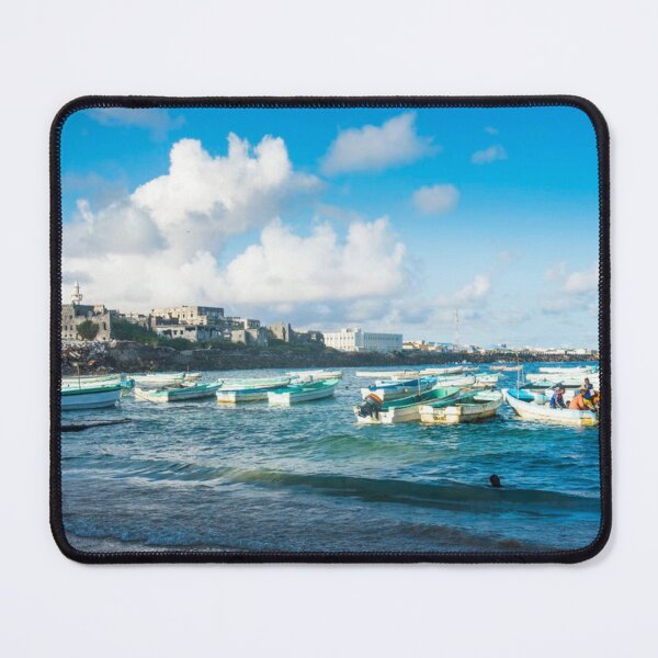 Item preview, The old italian harbour of Mogadishu, Somalia, Africa designed and sold by VintageSomalia.