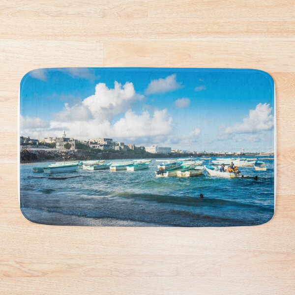 Item preview, The old italian harbour of Mogadishu, Somalia, Africa designed and sold by VintageSomalia.
