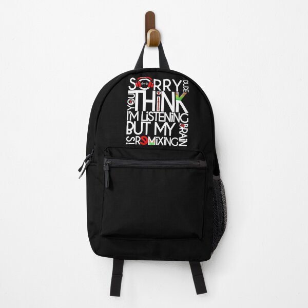 Item preview, DJ - SORRY DUDE MY BRAIN IS REMIXING - FUNNY QUOTE - PRODUCER white designed and sold by KoolDsignsMUSIC.