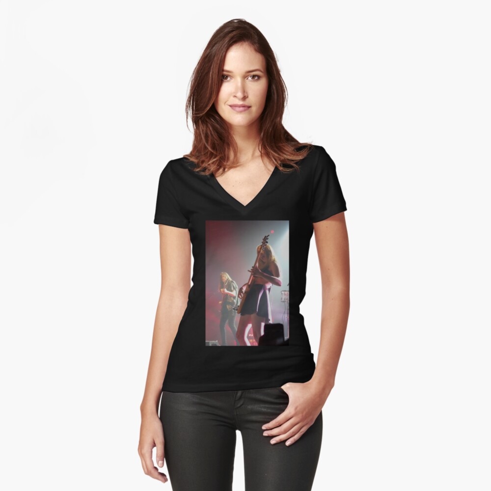 Item preview, Fitted V-Neck T-Shirt designed and sold by FastDraw11.