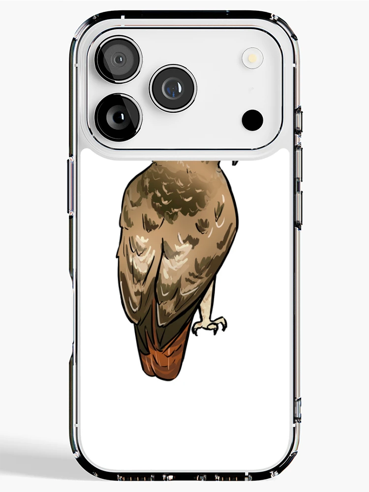 Thumbnail 1 of 5, iPhone Case, Hawk designed and sold by RacheDoodles.