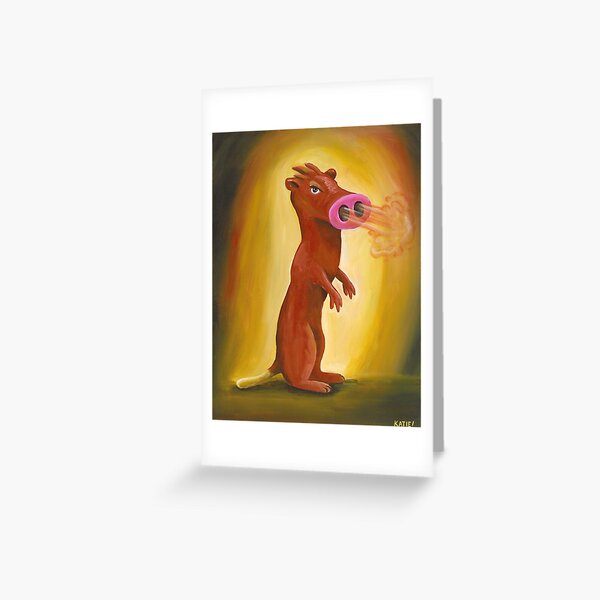 Spice Weasel Greeting Card