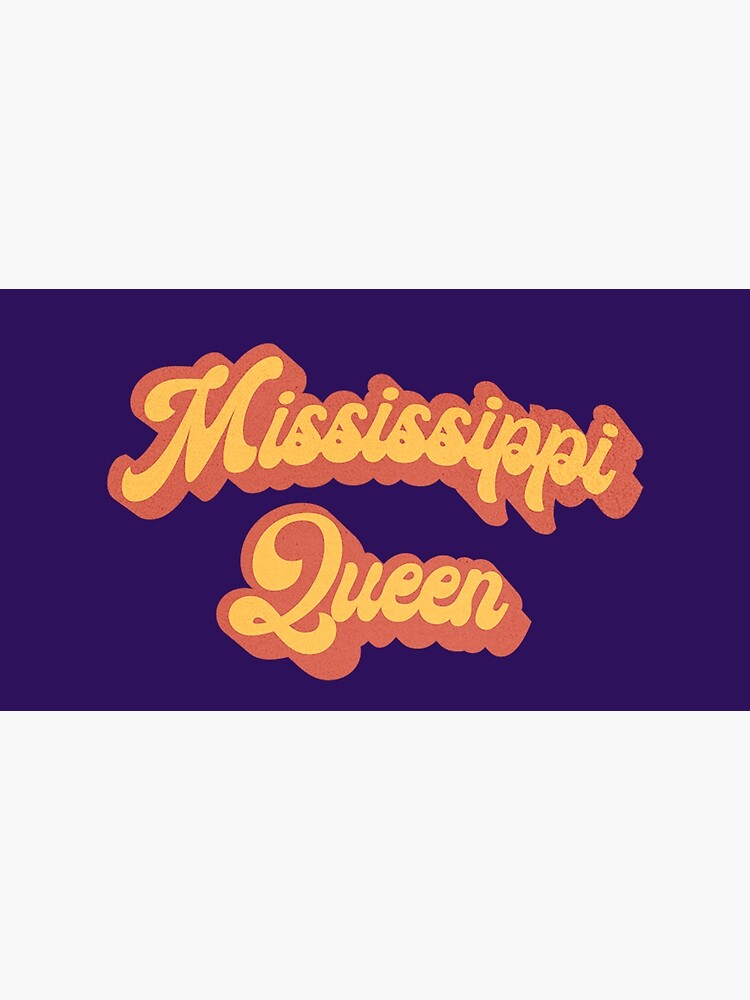 Mississippi Queen Dark Purple Sticker for Sale by thatsgrape