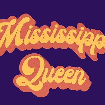 Mississippi Queen Dark Purple Sticker for Sale by thatsgrape