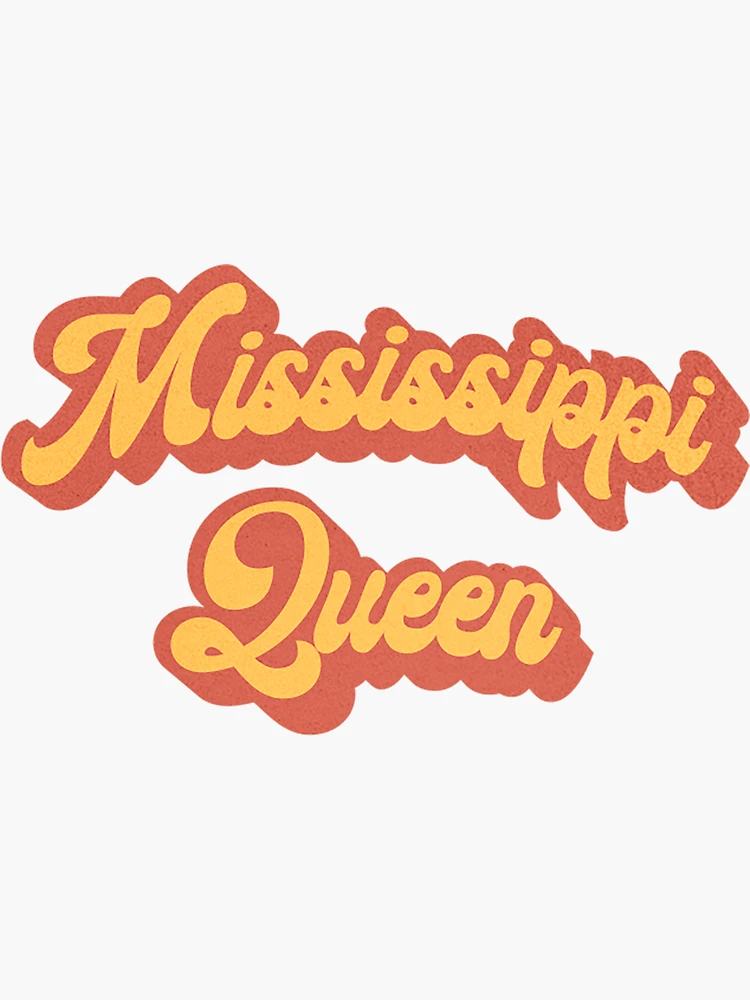 Mississippi Queen Dark Purple Sticker for Sale by thatsgrape