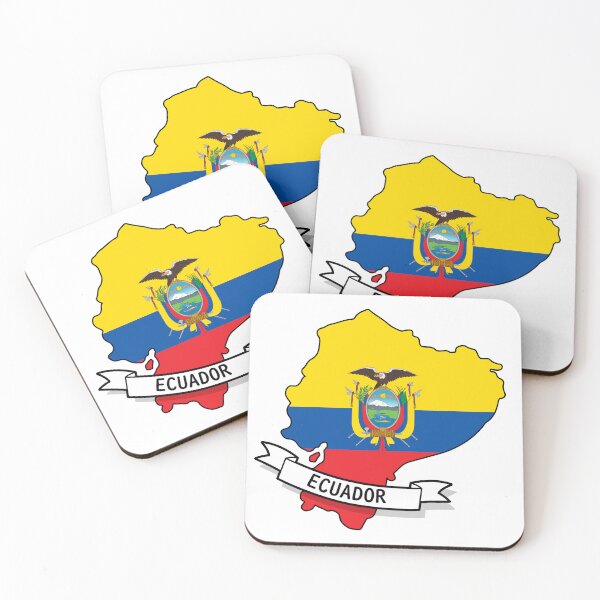 Item preview, Ecuador Flag Map designed and sold by Koi-Art.