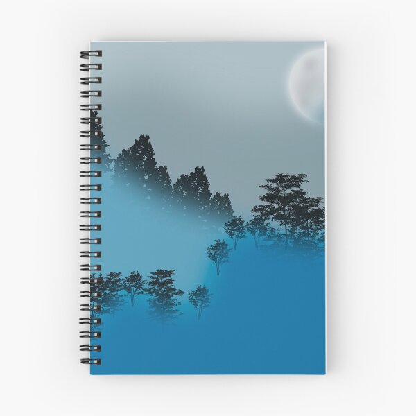 Item preview, fog, trees, moon and sky designed and sold by MGuyerArt.