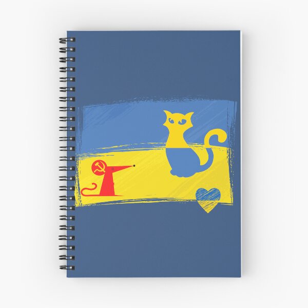 Item preview, Ukrainian Cat with Russian Mouse flag design  designed and sold by YogaZesty.