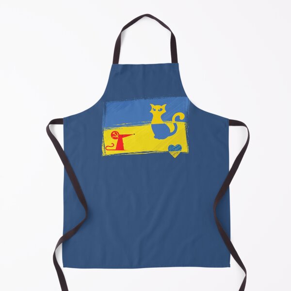Item preview, Ukrainian Cat with Russian Mouse flag design  designed and sold by YogaZesty.