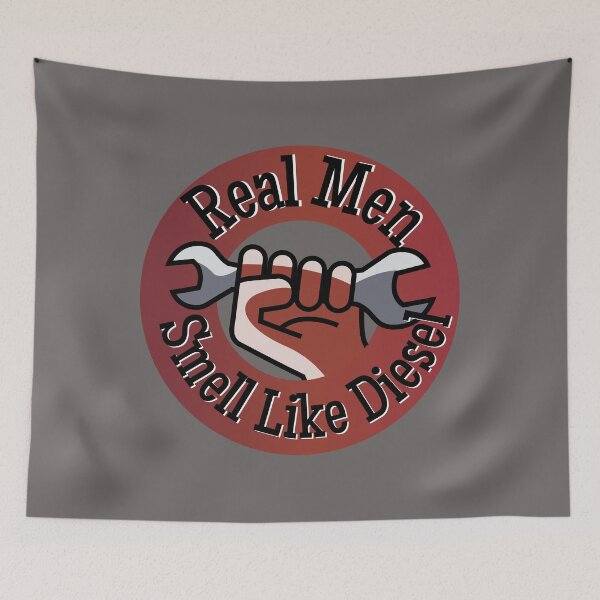 Item preview, Real Men Smell Like Diesel designed and sold by dmbdana.