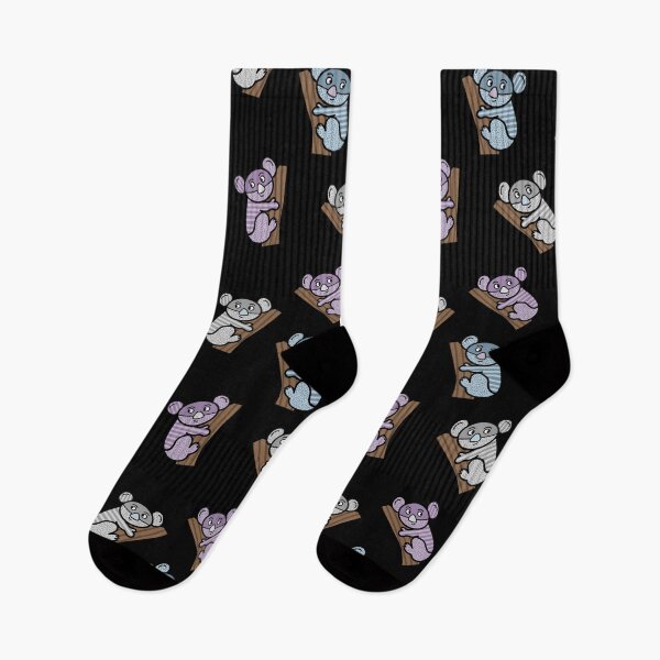 Item preview, Koala Pattern Purple Blue Grey designed and sold by Milizabeth.