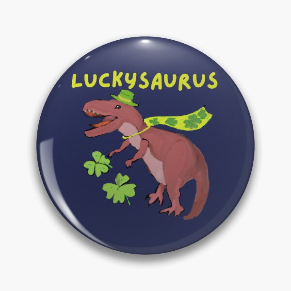 Item preview, Dinosaur St Patricks Day Boys Men T rex Luckysauru Shamrock designed and sold by BronikowskiART.