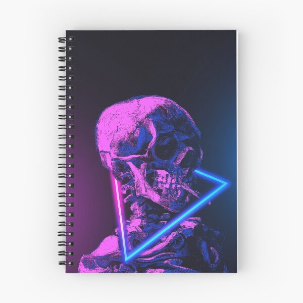 Item preview, Vincent Van Gogh Head of a Skeleton Retro 80s Aesthetic designed and sold by ind3finite.