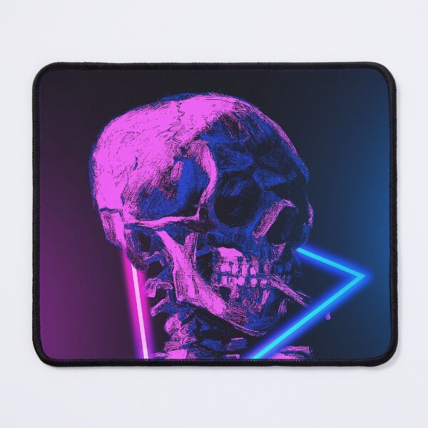 Item preview, Vincent Van Gogh Head of a Skeleton Retro 80s Aesthetic designed and sold by ind3finite.