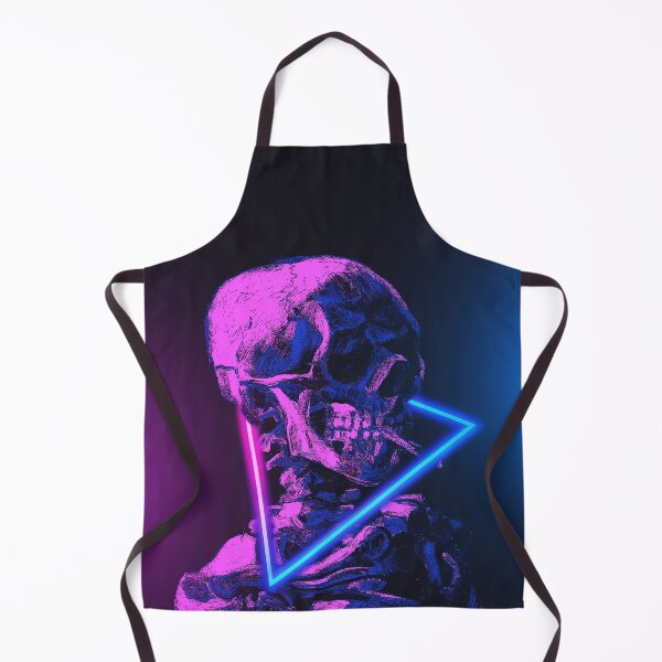 Item preview, Vincent Van Gogh Head of a Skeleton Retro 80s Aesthetic designed and sold by ind3finite.