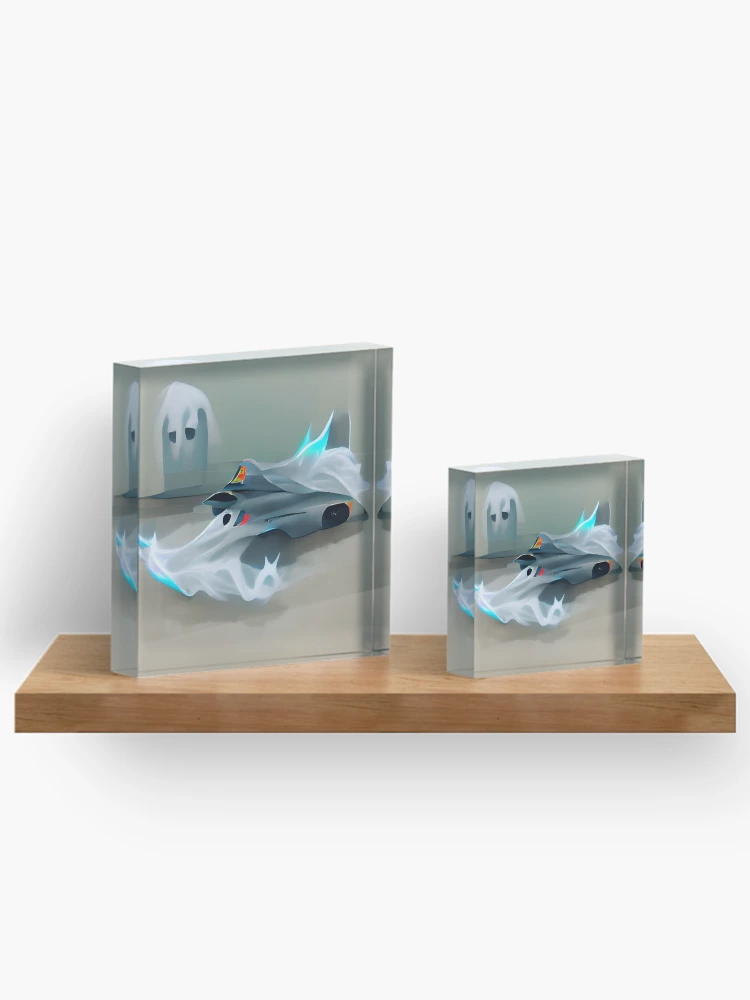 Thumbnail 3 of 5, Acrylic Block, Ghost Car designed and sold by PyroPython.