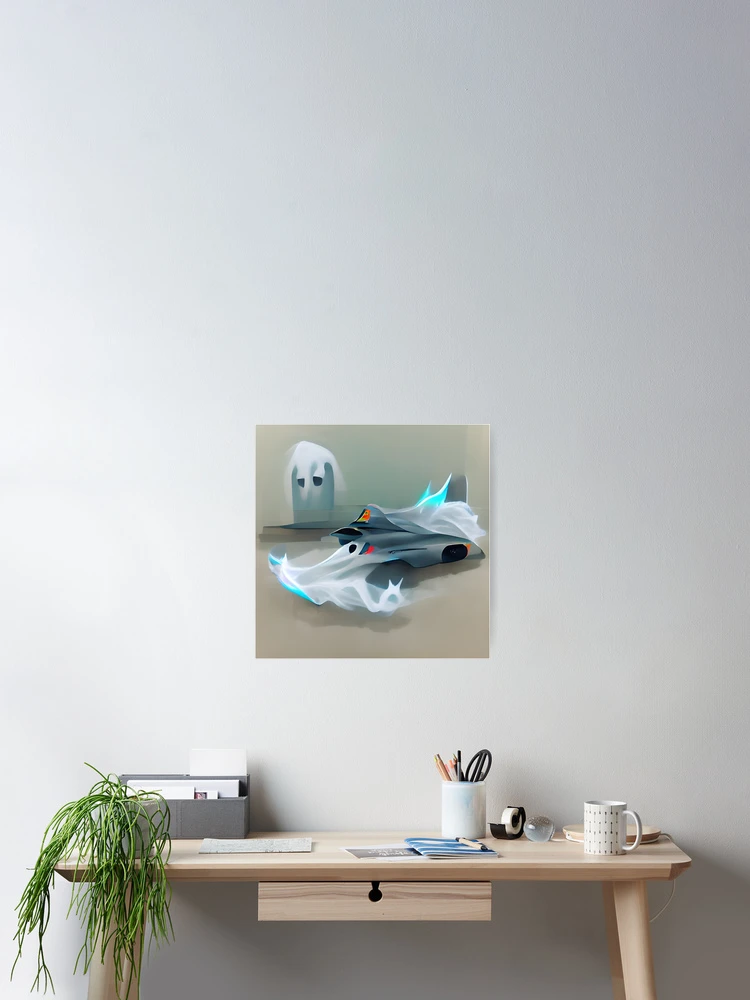 Thumbnail 2 of 3, Poster, Ghost Car designed and sold by PyroPython.