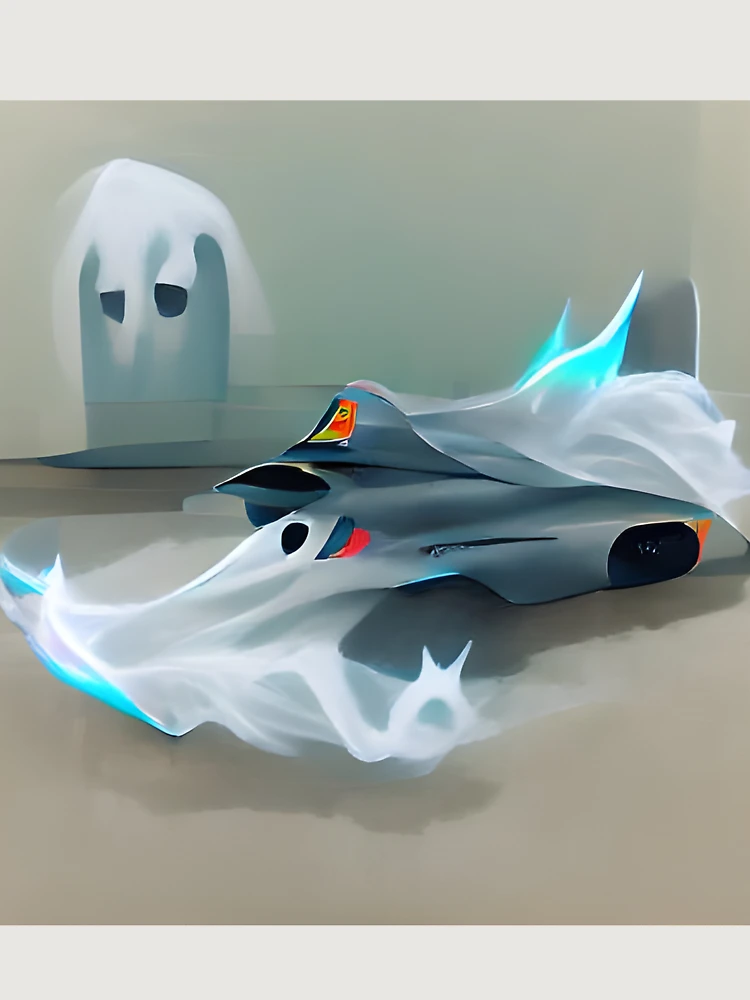 Thumbnail 6 of 6, Premium Oversized Sweatshirt, Ghost Car designed and sold by PyroPython.