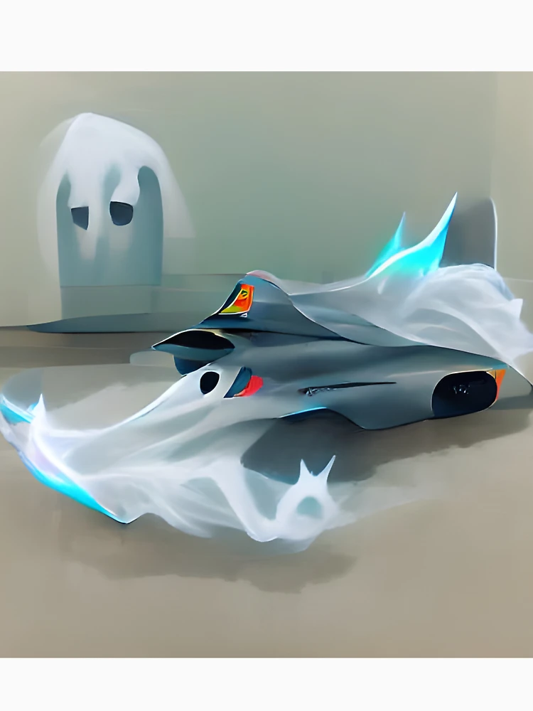 Thumbnail 4 of 4, V-Neck T-Shirt, Ghost Car designed and sold by PyroPython.