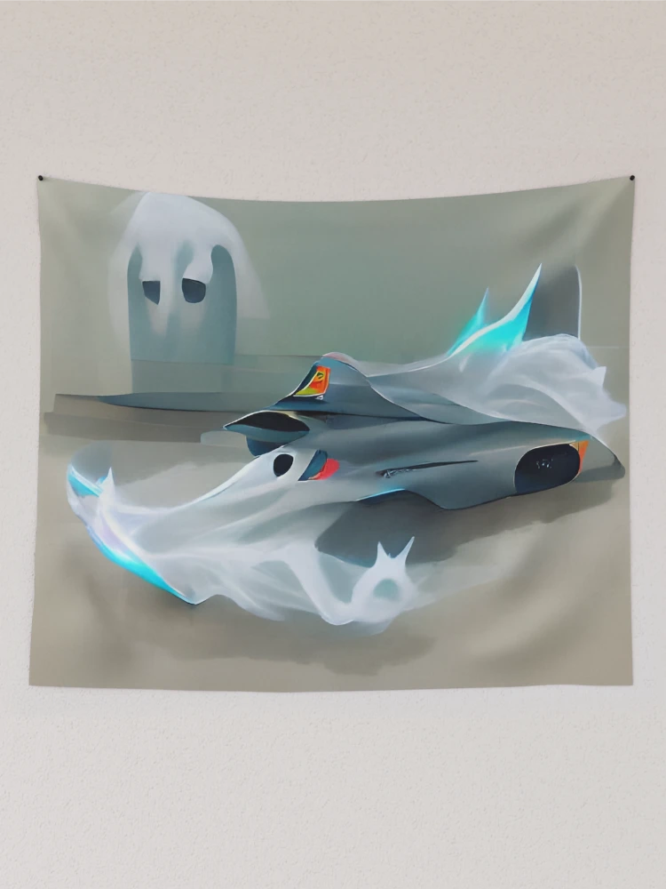 Thumbnail 2 of 3, Tapestry, Ghost Car designed and sold by PyroPython.