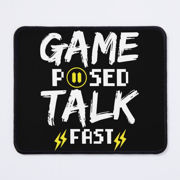 Item preview, Game Paused Talk Fast,gamer,funny Gamer Essential T-Shirt designed and sold by ricedali41.