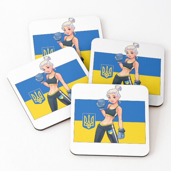 Item preview, estoy con ukraina - chica ucraniana fuerte designed and sold by vooART.