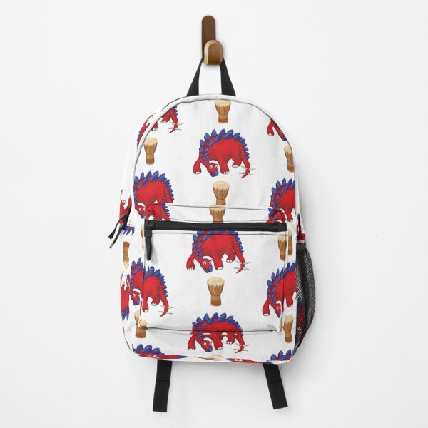 Item preview, Dinosaur Playing Djembe ,Funny Good Dinosaur Djembe Lovers Cool Red Blue Design designed and sold by pedrored369.