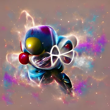 Artwork thumbnail, Space Atom by PyroPython