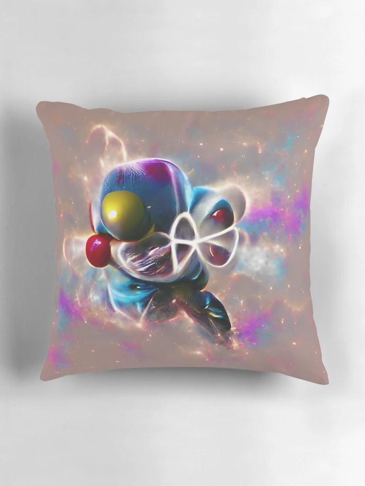 Thumbnail 3 of 4, Pillow, Space Atom designed and sold by PyroPython.