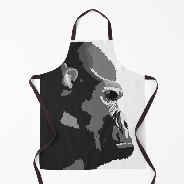 Item preview, Wild Animal Collection- Black and White Ape designed and sold by jennyblairarts.