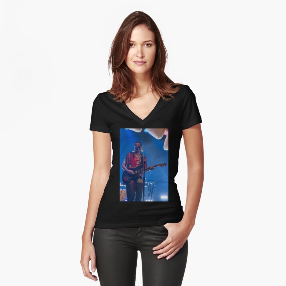 Item preview, Fitted V-Neck T-Shirt designed and sold by FastDraw11.