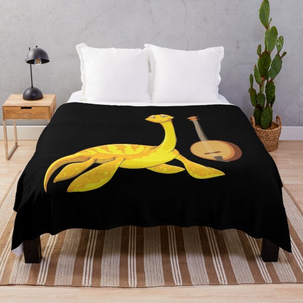 Item preview, Dinosaur Playing Banjo ,Funny Good Dinosaur Banjo Lovers Yellow Cute Dinosaur Art designed and sold by pedrored369.
