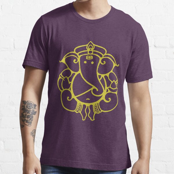 Ganesha Gold T Shirt For Sale By Impactees Redbubble Ganesha T Shirts Ganesa T Shirts