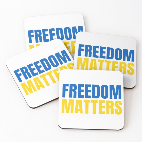 Item preview, Freedom Matters - Ukraine Flag - Show Support designed and sold by SayWhatYouFeel.