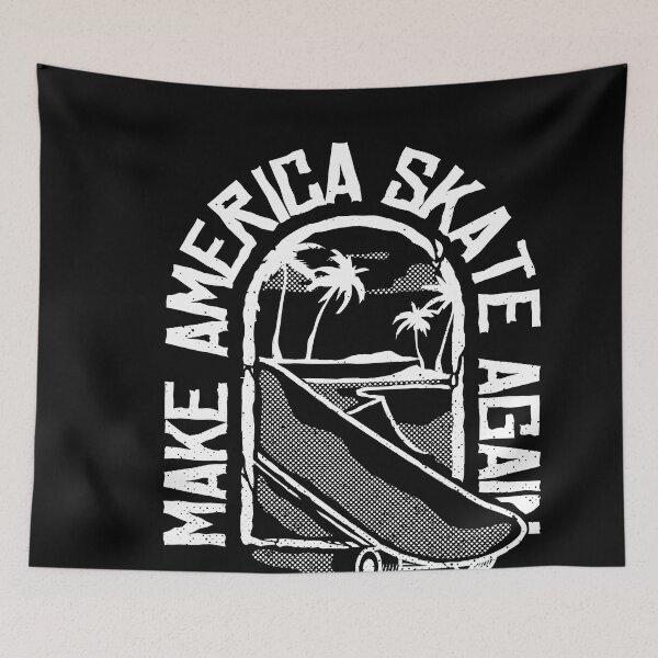 Item preview, Make America Skate Again Palm Trees Skateboard designed and sold by BettyGrantStore.
