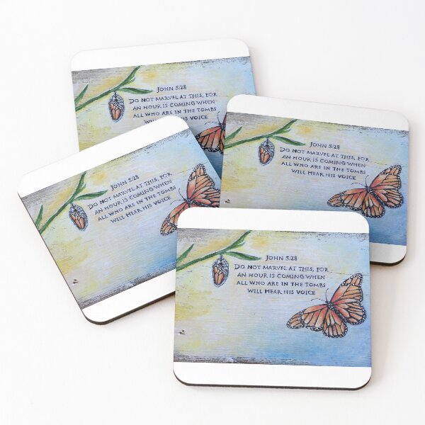 Item preview, John 5:28 monarch butterfly resurrection scripture sign  designed and sold by Stephanie  Skeem.